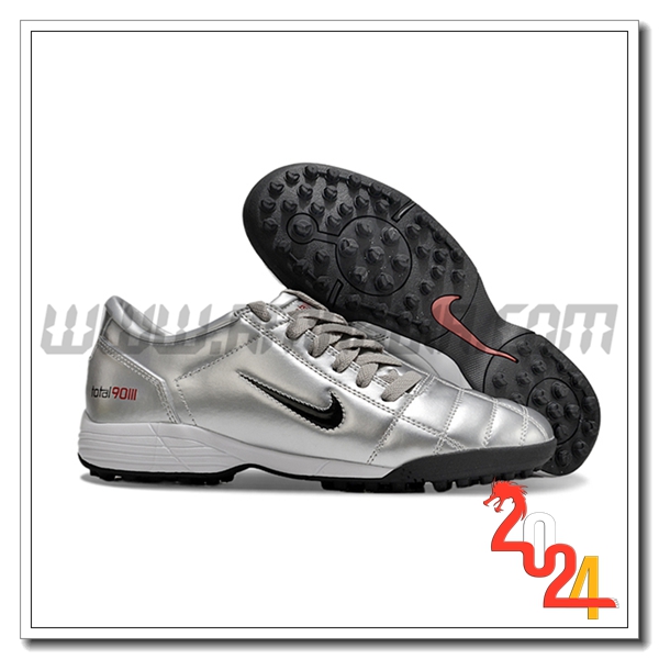 Nike Scarpe Da Calcio T90 TF Grigio/Nero -03