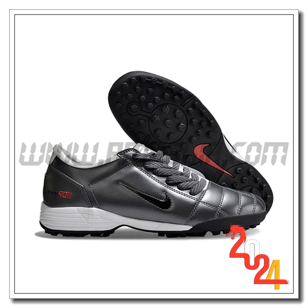 Nike Scarpe Da Calcio T90 TF Grigio/Nero -04