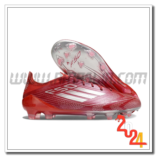 Adidas Scarpe Da Calcio F50 ELITE FG Rosso/Grigio