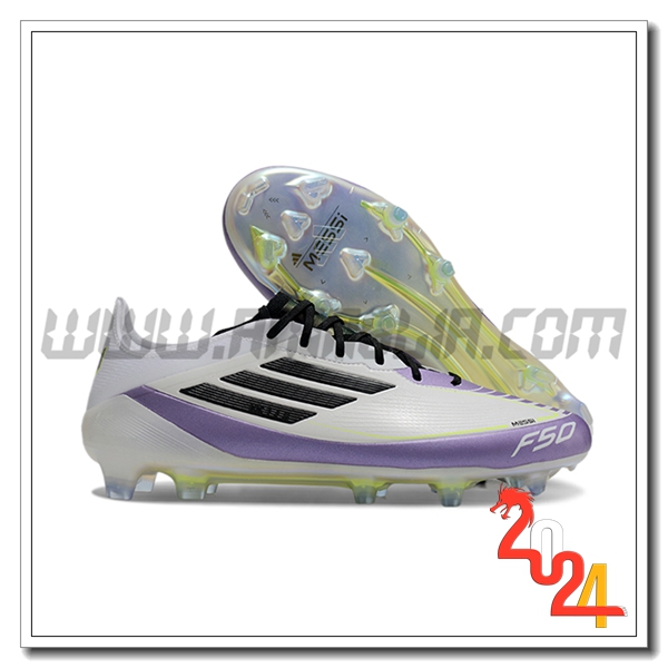 Adidas Scarpe Da Calcio F50 ELITE FG Bianco/viola/Nero