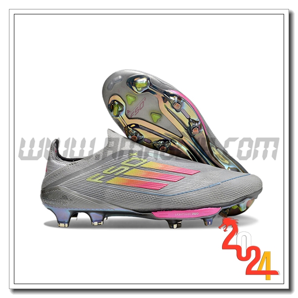 Adidas Scarpe Da Calcio F50+ FG Grigio/Rosa