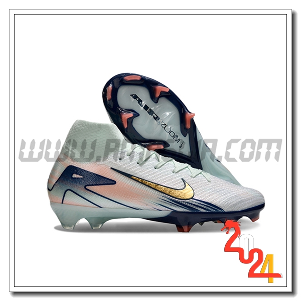 Nike Scarpe Da Calcio Air Zoom Mercurial Superfly IIX Elite Dream Speed FG Grigio/Verde/Nero