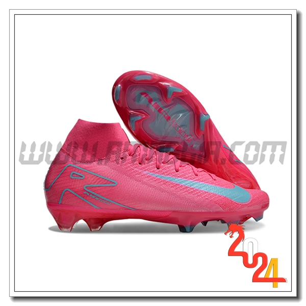 Nike Scarpe Da Calcio Air Zoom Mercurial Superfly IIX Elite FG Rosa/Blu