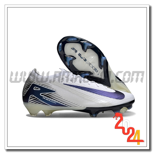 Nike Scarpe Da Calcio AIR Zoom Mercurial Vapor 16 Elite XXV FG Bianco/Blu/viola -02