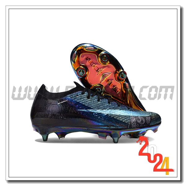 Nike Scarpe Da Calcio AIR ZOOM MERCURIAL VAPOR XVI ELITE SG-PRO Nero/Blu