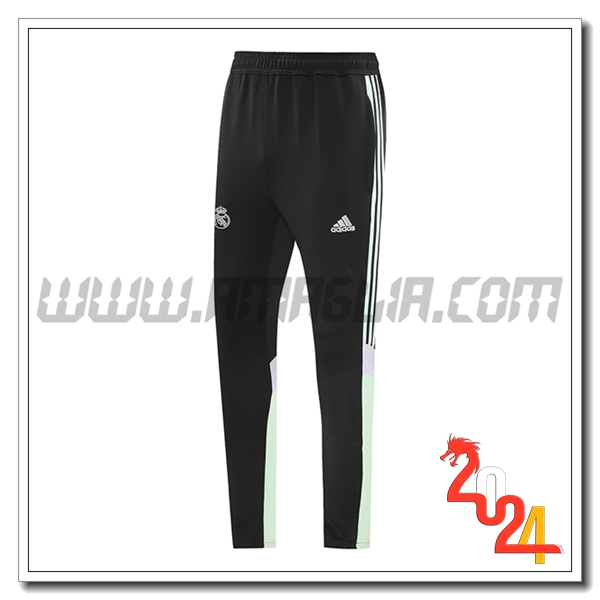Pantaloni Allenamento Real Madrid Real Madrid Nero/Verde 2024 2025