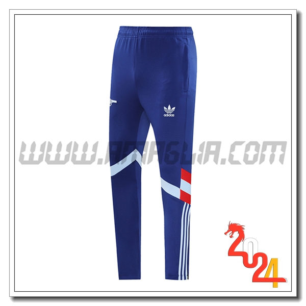 Pantaloni Allenamento Arsenal Blu/Rosso 2024 2025 -03