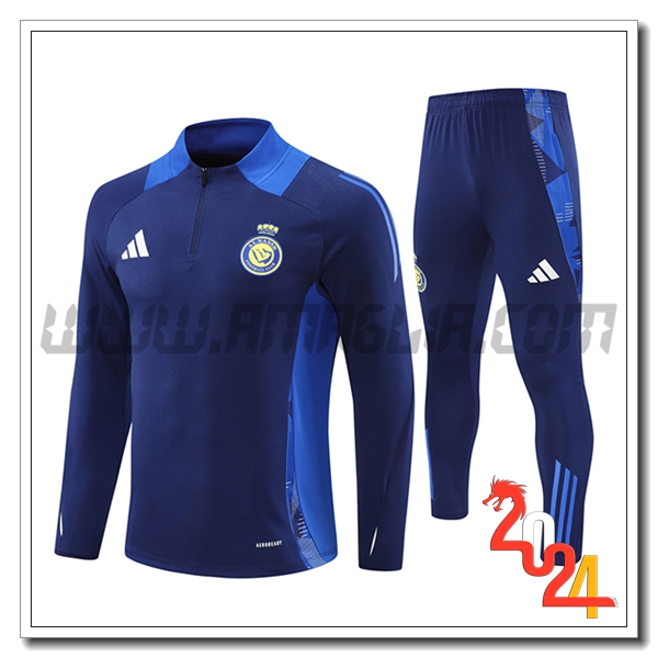 Tuta Allenamento Al-Nassr Blu Reale 2024 2025
