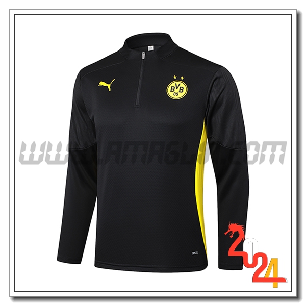 Felpa Allenamento Dortmund Nero/Giallo 2024 2025