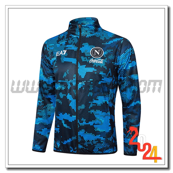 Giacca Calcio SSC Napoli Blu Scuro 2024 2025