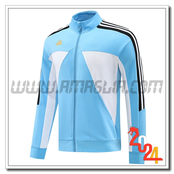 Giacca Calcio Adidas Blu/Bianco/Nero 2024 2025