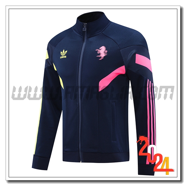 Giacca Calcio Juventus Blu/Giallo/Rosa 2024 2025