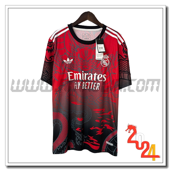Maglia Calcio Real Madrid Edizione speciale 2024 2025 Rosso