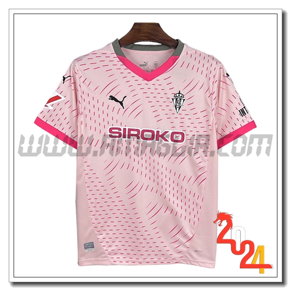 Sporting Gijon Terzo Maglia Calcio 2024 2025