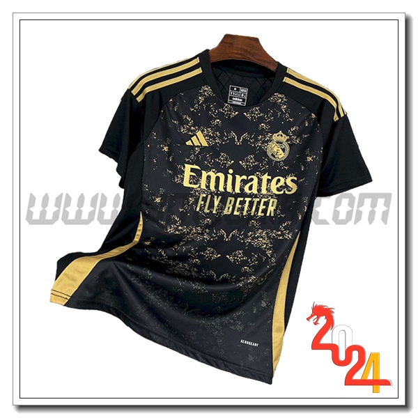 Maglia Calcio Real Madrid Edizione speciale 2024 2025 Nero