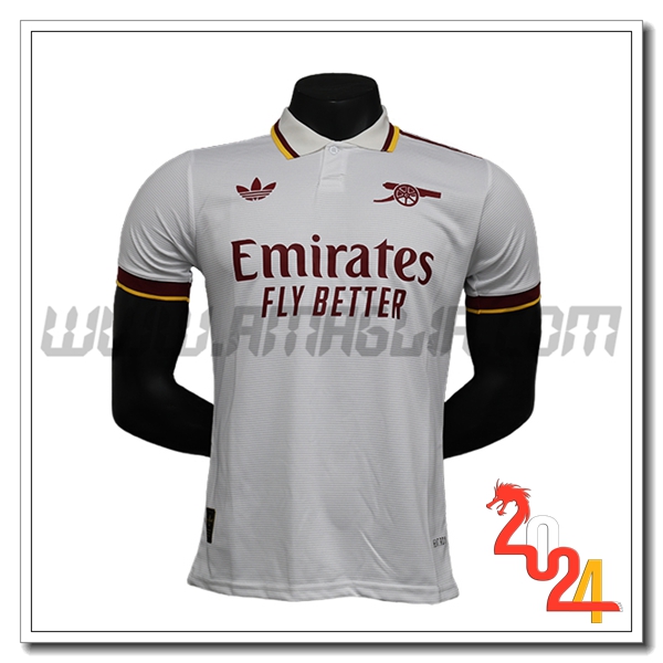 Maglia Calcio Arsenal Edizione speciale 2024 2025 Bianco