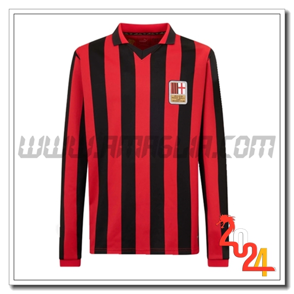 Nuova Maglie Calcio AC Milan 125th Anniversary Manica Lunga 2024/2025