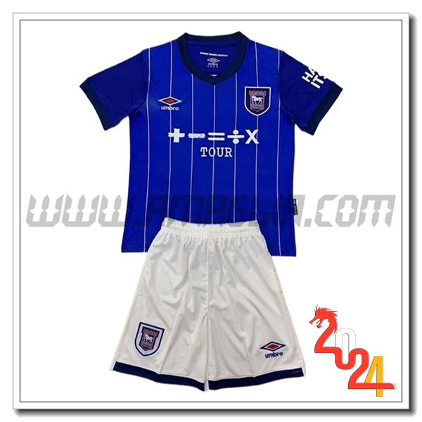 Kit Maglia Ipswich Town Bambino Prima 2024 2025