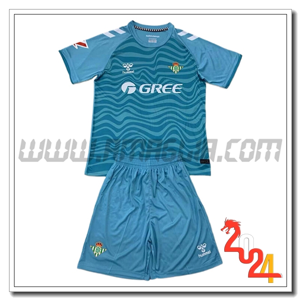 Kit Maglia Portiere Real Betis Bambino 2024 2025 Verde