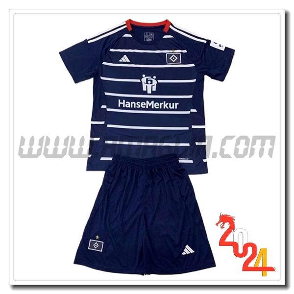 Kit Maglia HSV Hamburg Bambino Seconda 2024 2025