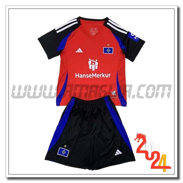 Kit Maglia HSV Hamburg Bambino Terzo 2024 2025