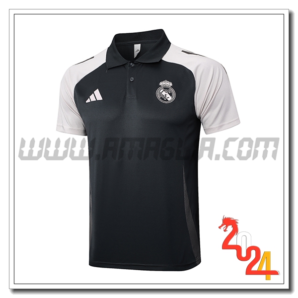 Maglia Polo Real Madrid Grigio 2024 2025