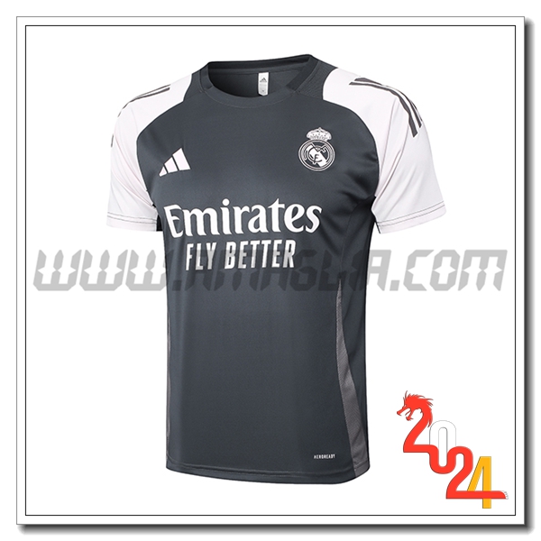 T Shirt Allenamento Real Madrid Grigio 2024 2025