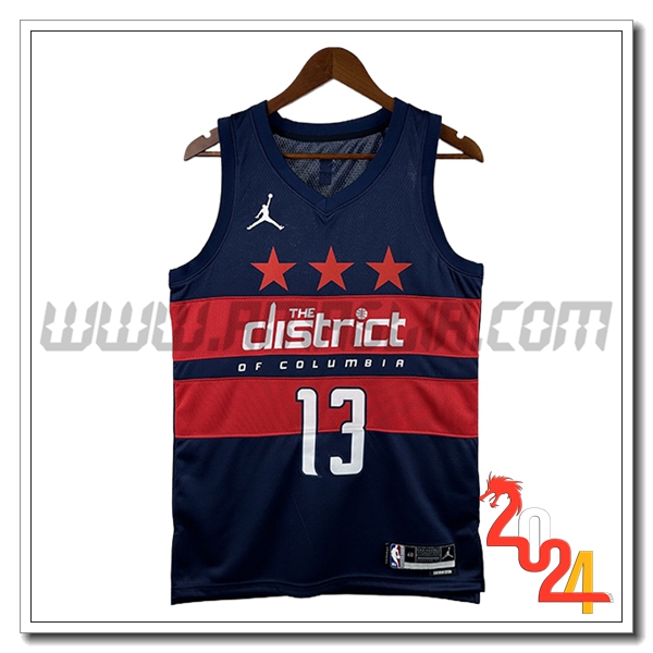 Maglia Washington Wizards (POOLE #13) 2024/25 Blu/Rosso