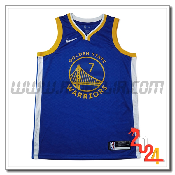 Maglia Golden State Warriors (HIELD #7) 2024/25 Blu/Giallo