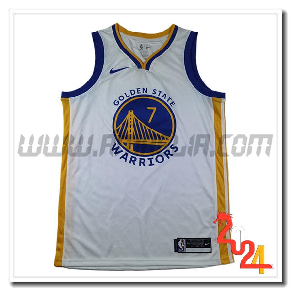 Maglia Golden State Warriors (HIELD #7) 2024/25 Bianco/Blu/Giallo