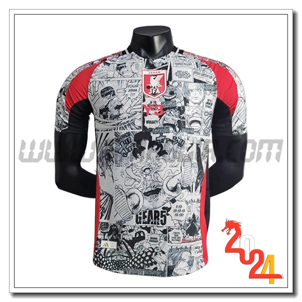 Maglia Squadra Giappone Edizione speciale 2024 2025 Bianco