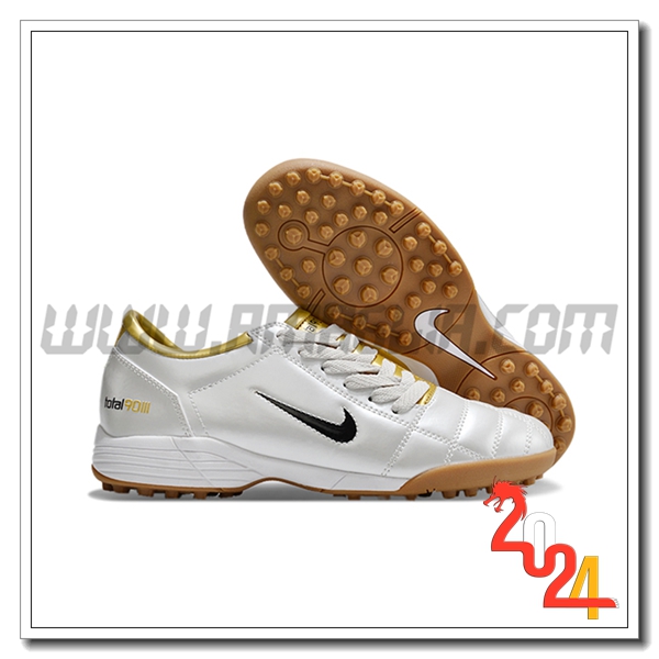 Nike Scarpe Da Calcio T90 TF Bianco/Giallo