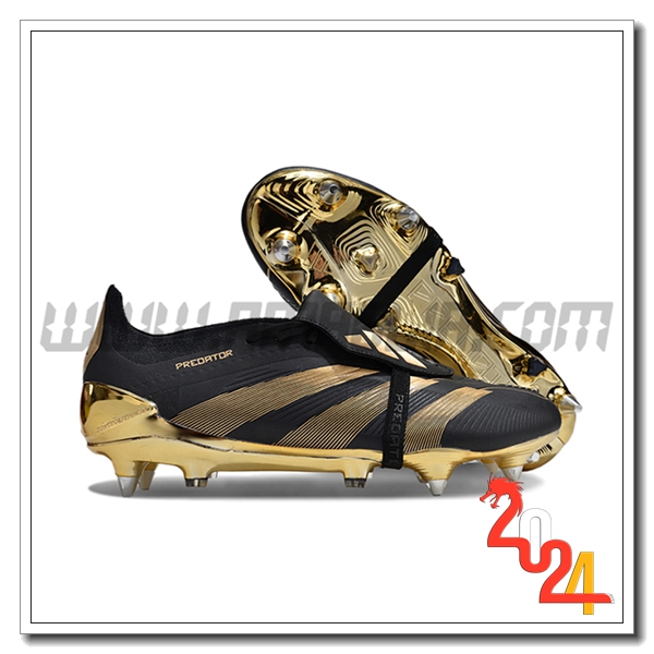 Adidas Scarpe Da Calcio Predator Elite Tongue SG Nero/Giallo