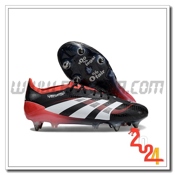 Adidas Scarpe Da Calcio 25 Predator Elite SG Nero/Arancia/Bianco