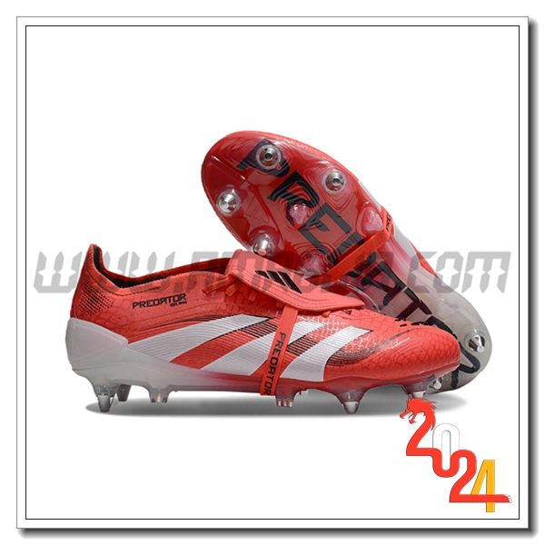 Adidas Scarpe Da Calcio 25 Predator Elite Tongue SG Arancia/Bianco