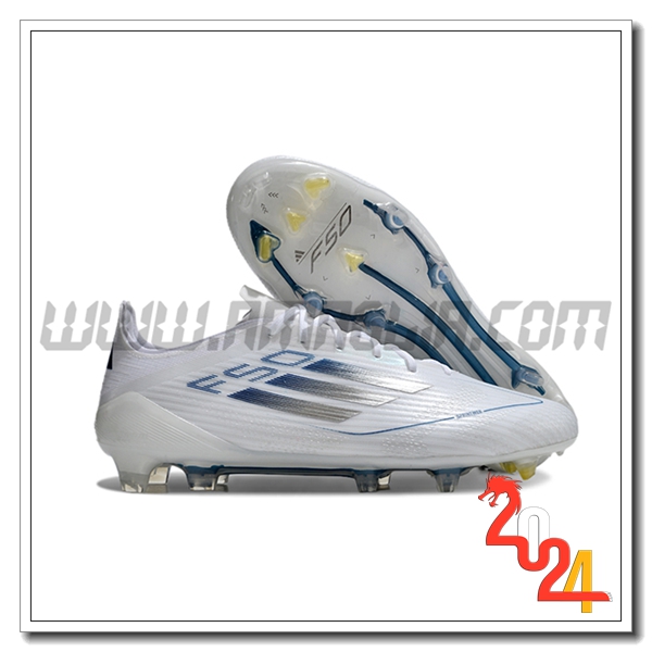 Adidas Scarpe Da Calcio F50 ELITE FG Bianco/Blu