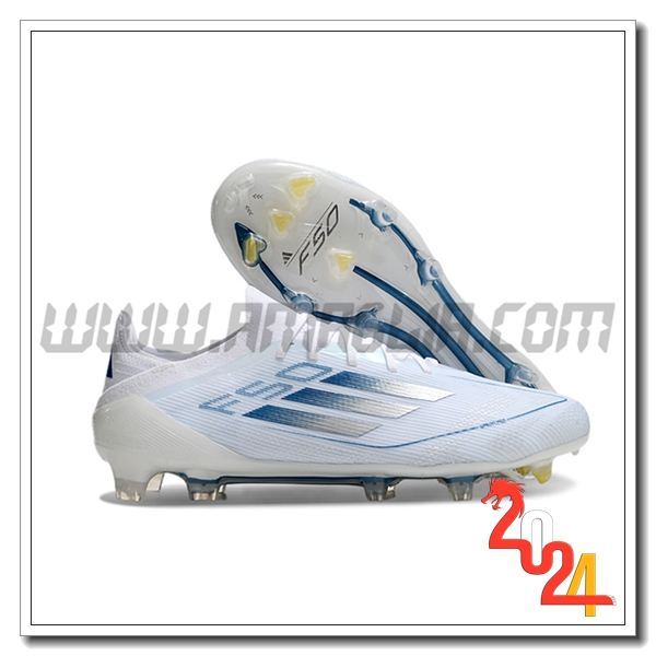 Adidas Scarpe Da Calcio F50 Elite FG Bianco/Blu