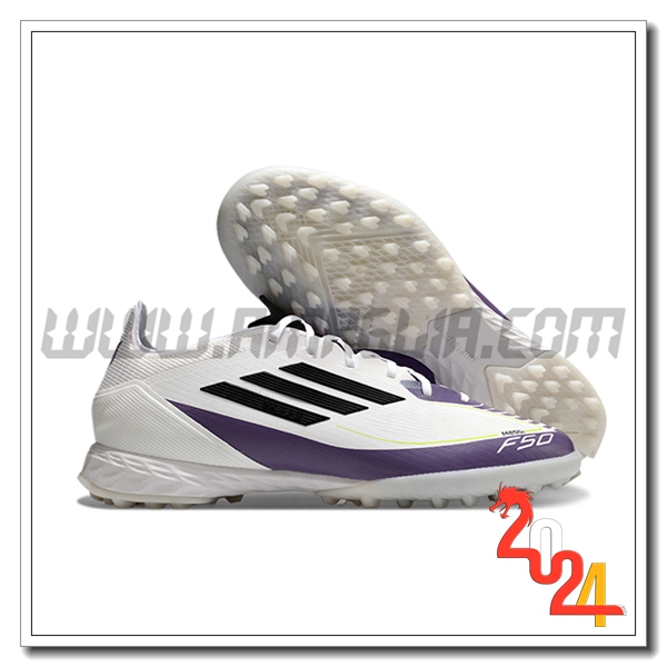 Adidas Scarpe Da Calcio F50 PRO TF Bianco/viola/Nero
