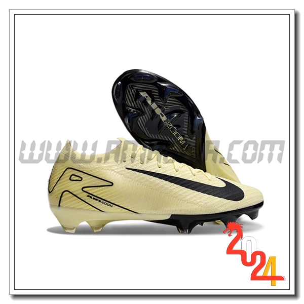 Nike Scarpe Da Calcio AIR Zoom Mercurial Vapor 16 Elite XXV FG Beige/Nero