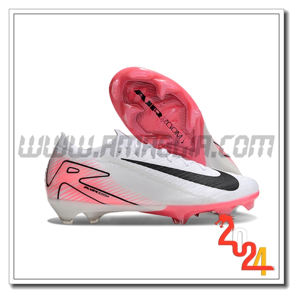 Nike Scarpe Da Calcio AIR Zoom Mercurial Vapor 16 Elite XXV FG Bianco/Rosa/Nero
