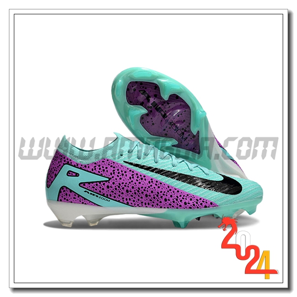 Nike Scarpe Da Calcio AIR Zoom Mercurial Vapor 16 Elite XXV FG Verde/viola/Nero
