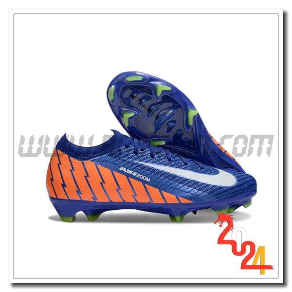 Nike Scarpe Da Calcio AIR Zoom Mercurial Vapor 16 Elite XXV FG Blu/Arancia/Bianco