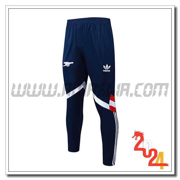 Pantaloni Da Allenamento Arsenal Blu/Rosso/Bianco 2024 2025