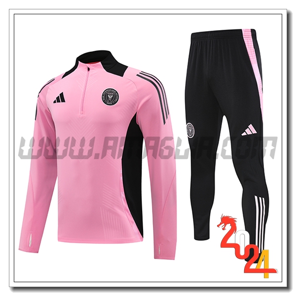 Tuta Allenamento Inter Miami CF Rosa/Nero 2024 2025