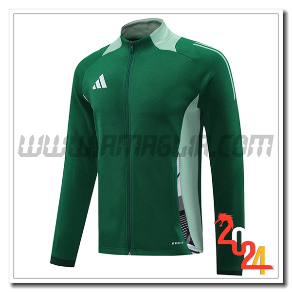 Felpa Allenamento Adidas Verde 2024 2025 -02