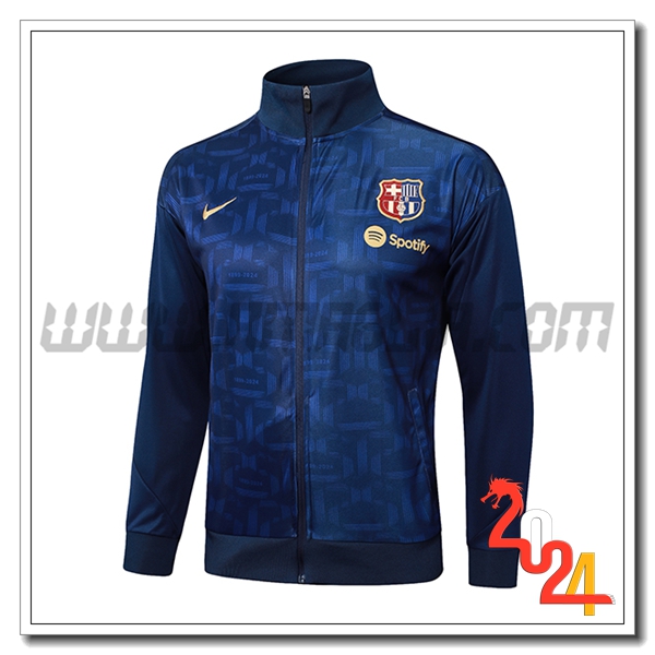 Giacca Calcio FC Barcellona Blu Reale 2024 2025