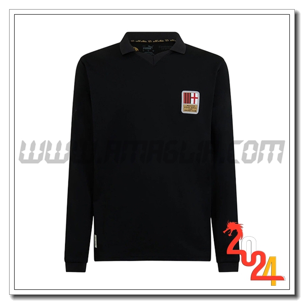Nuovo Maglia AC Milan Maniche lunghe 125° anniversario 2024 2025 Nero