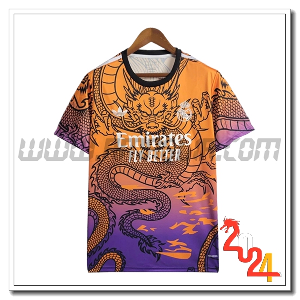 Maglia Calcio Real Madrid Edizione speciale 2024 2025 Arancia