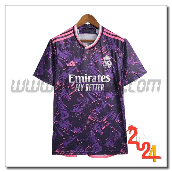 Maglia Calcio Real Madrid Edizione speciale 2024 2025 Viola