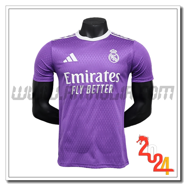 Maglia Calcio Real Madrid Edizione speciale 2024 2025 Viola